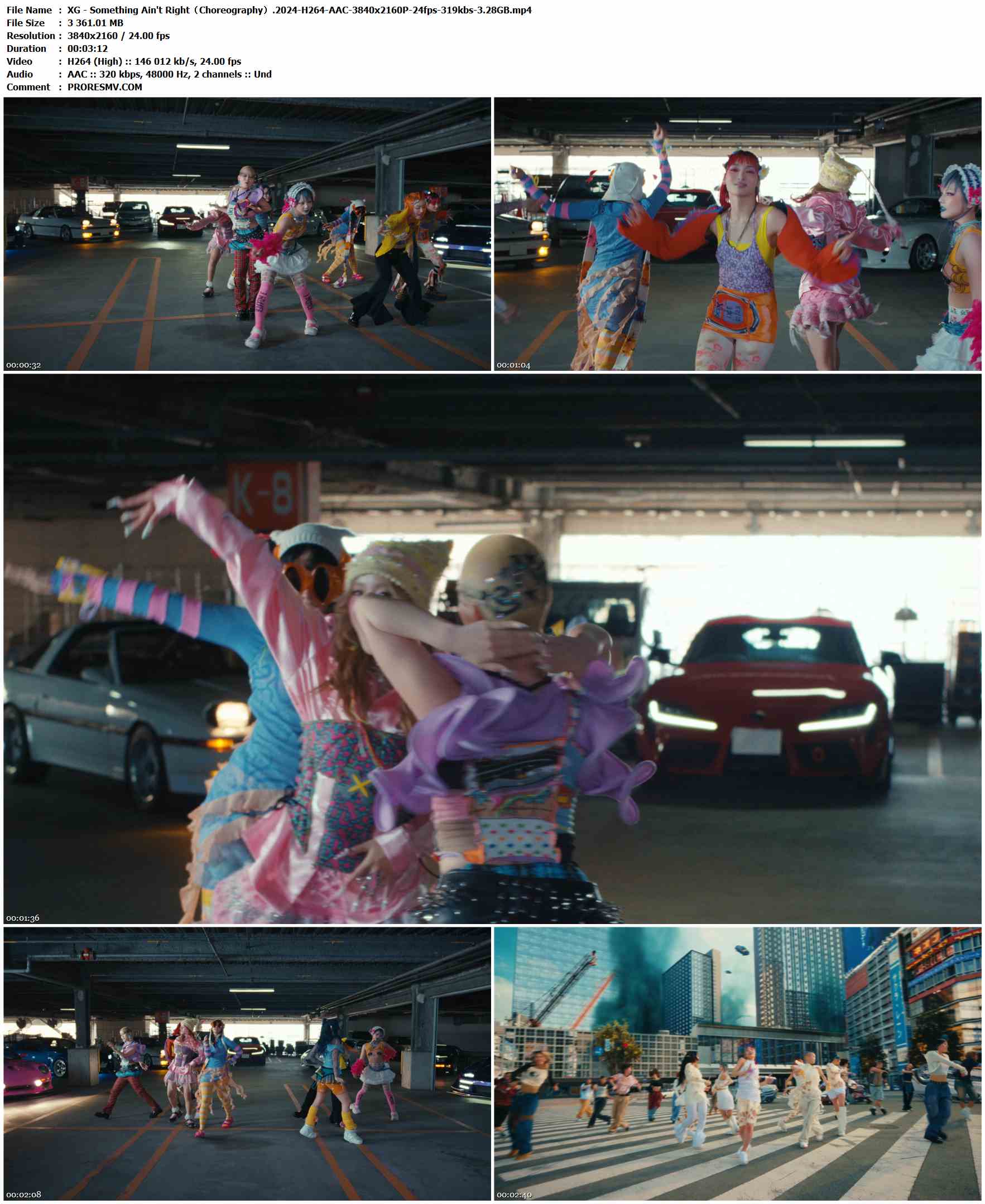 XG - Something Ain't Right（Choreography）.2024-H264-AAC-3840x2160P-24fps-319kbs-3.28GB官方MV_高清MV